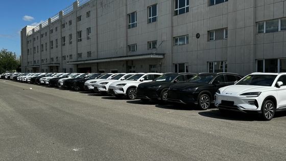 2023 EV Byd E2 ルックスエディション 純電気自動車 中古/閉ざされた車体型 ホワイトエディション